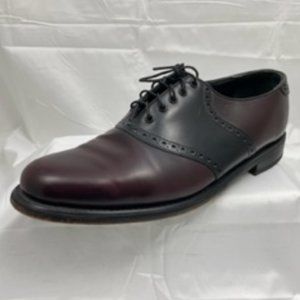 Florsheim Black & Burgundy Leather Oxford Lace - up. Shoes Men's 8 US